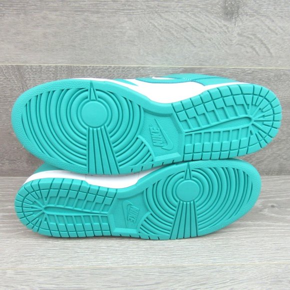 Nike Dunk Low Retro Jade White Sneakers Mens Size 9.5 NEW - Picture 10 of 14